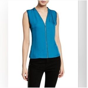 Rag and bone Valerie zip front sleeveless top size S